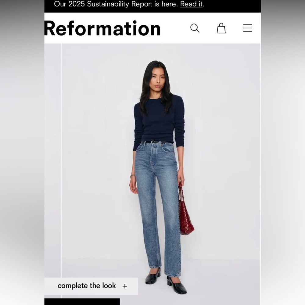 Reformation Cynthia High Rise Jeans